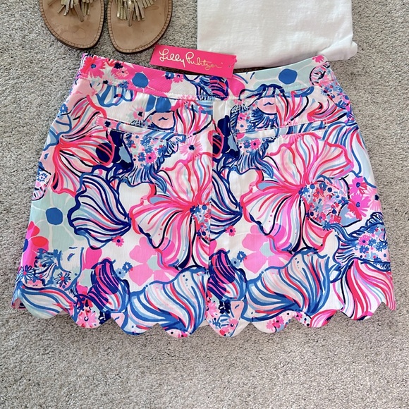 Lilly Pulitzer Colette Skort Prosecco Punk Make A Splash - Picture 5 of 6